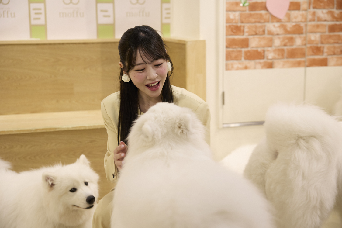 FRUITS ZIPPER櫻井優衣 激かわ！モフモフの犬とたわむれる