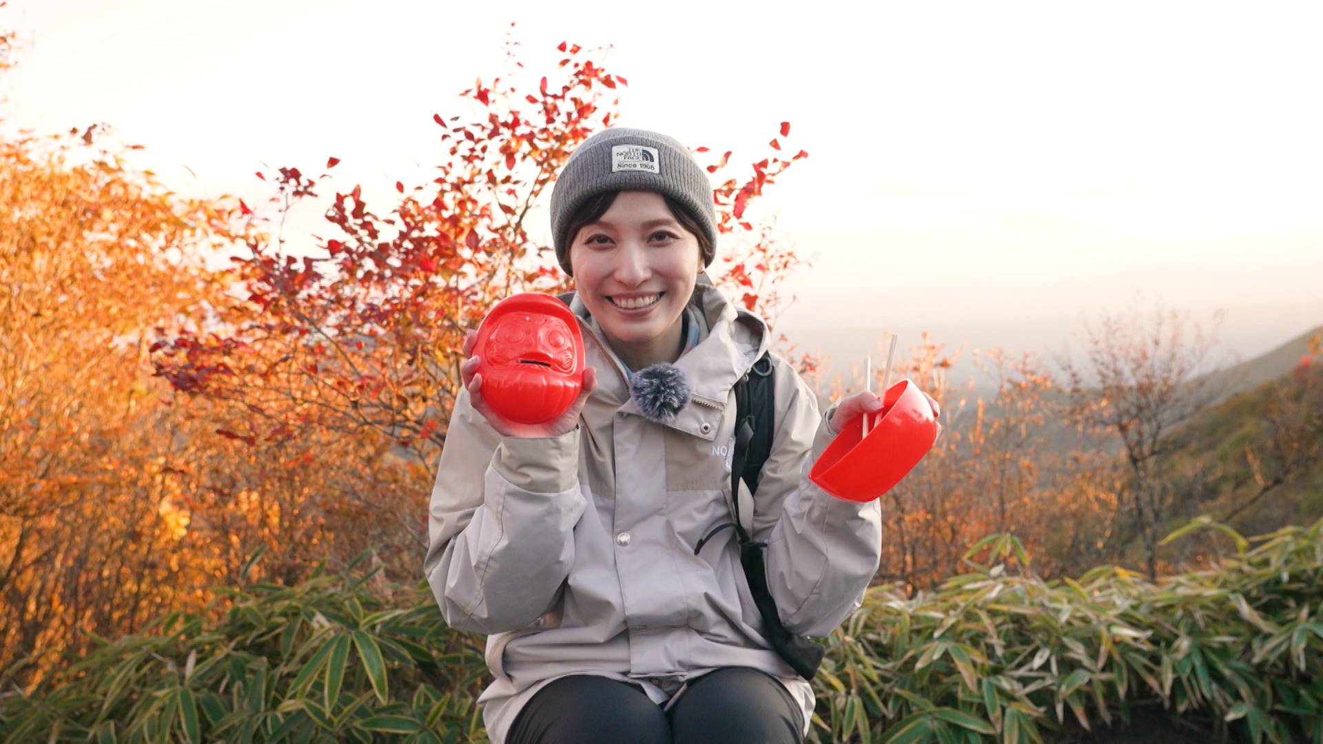 紅葉の絶景！榛名湖に映る榛名富士を堪能！掃部ヶ岳（群馬）で戸田れい