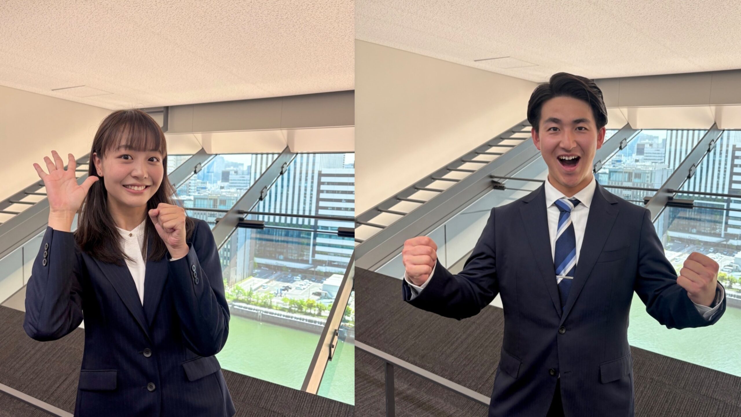 新人アナ配属！！瀧口美咲＆枝廣二葉 関東出身の2人が初めての関西生活！！ （ABCテレビ） | ABCマガジン