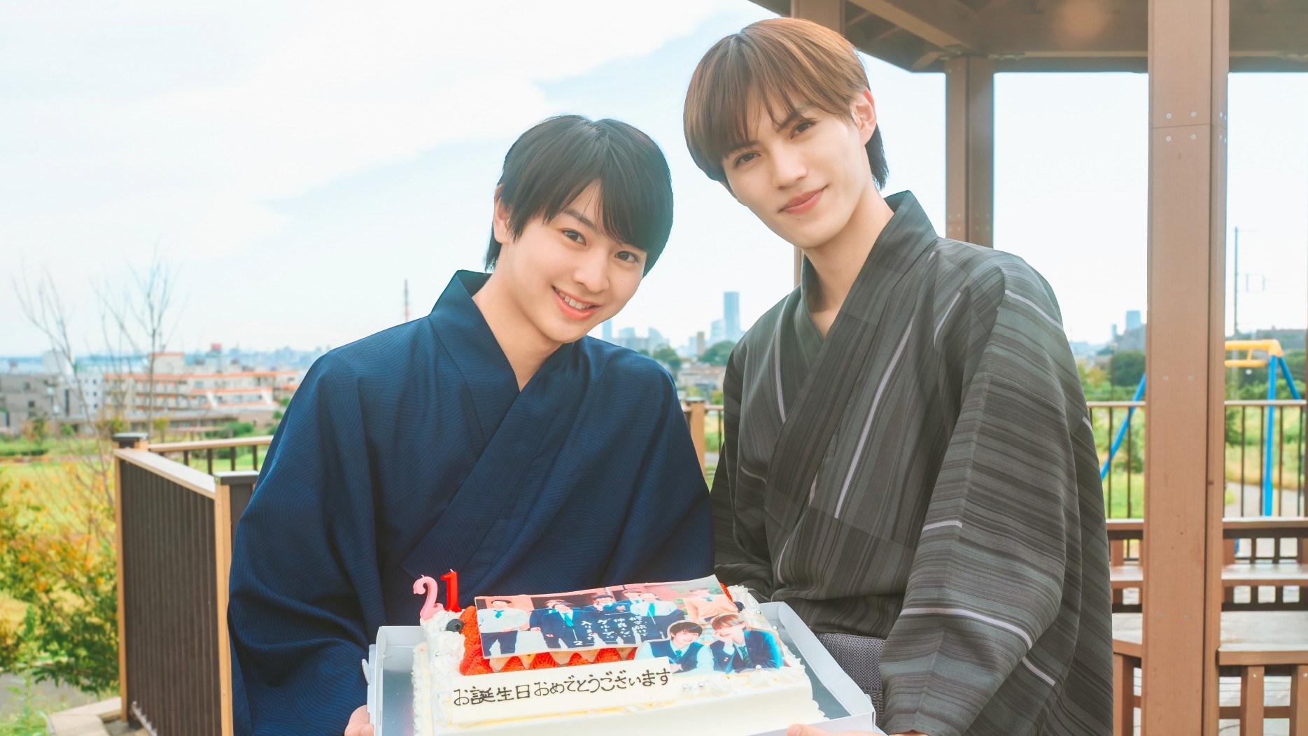 藤本洸大『修学旅行で仲良くないグループに入りました2』撮影現場で21